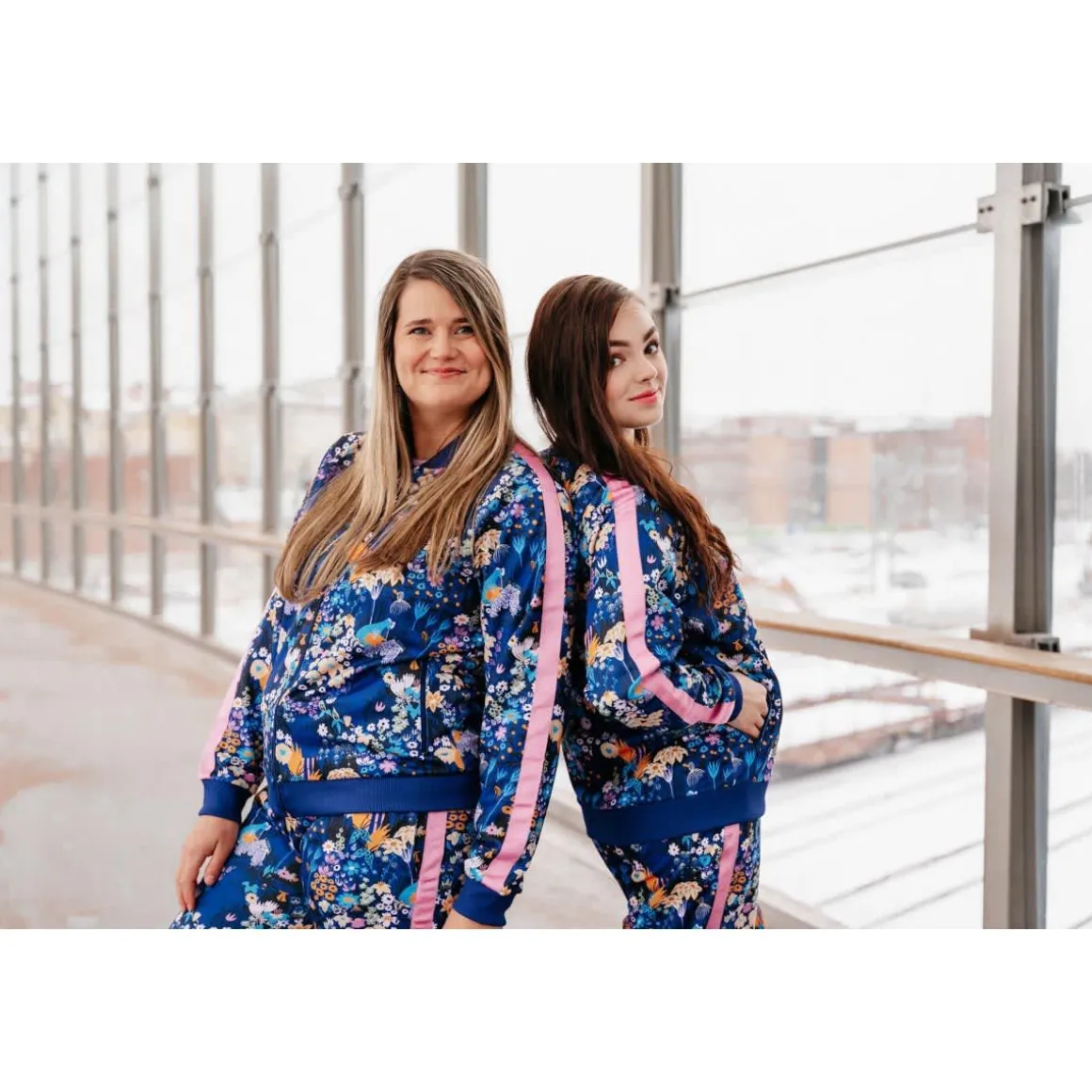 Annu-Verkkatakki Leinikki Tummansininen