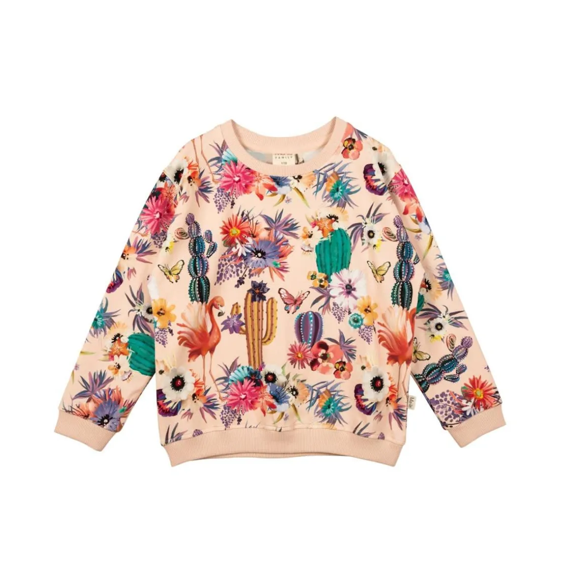 Flamingo-Collegepaita Beige