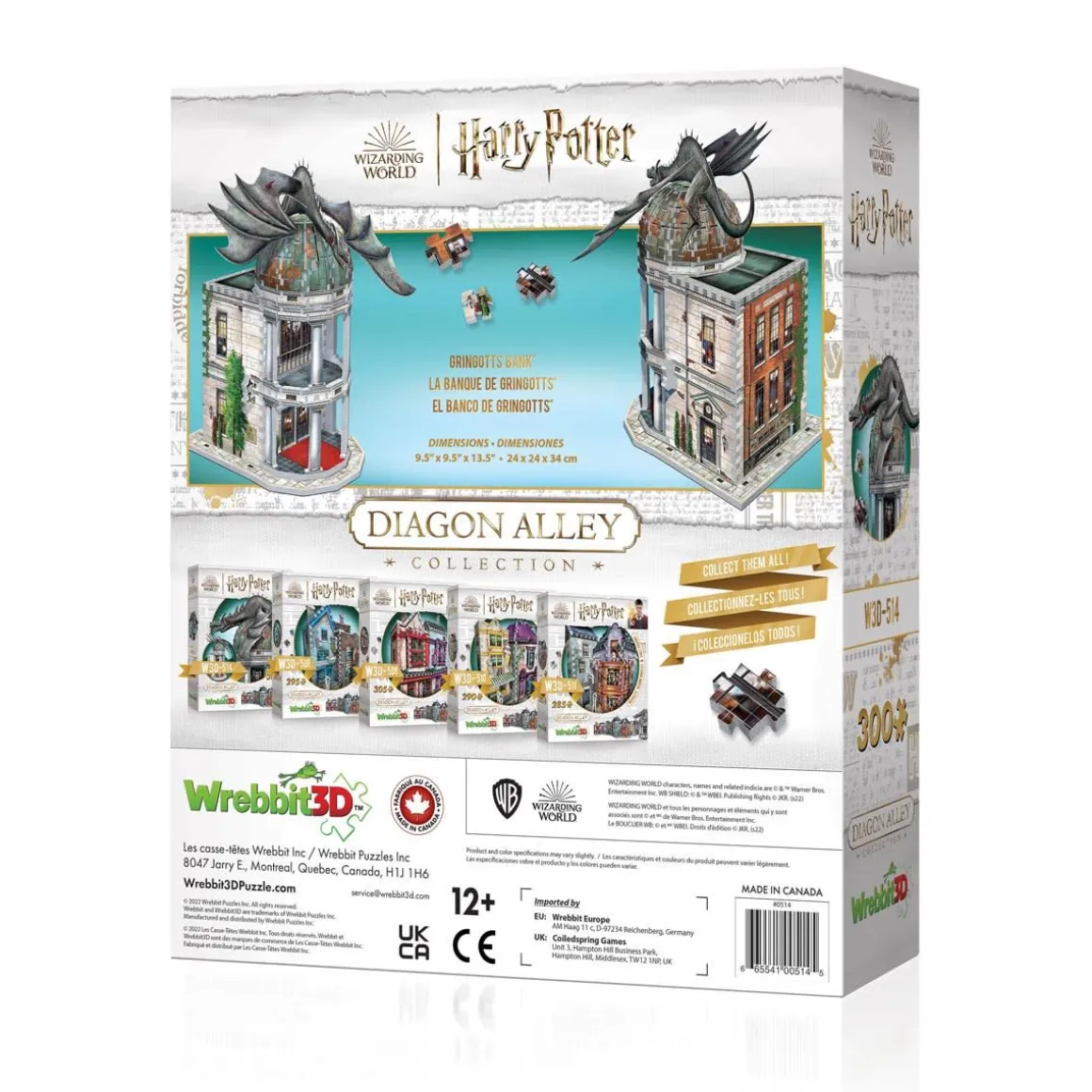 Harry Potter Velhopankki Irveta 3D-Palapeli