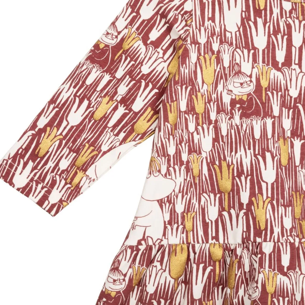 Kultalilja-Mekko Vauvalle Burgundi