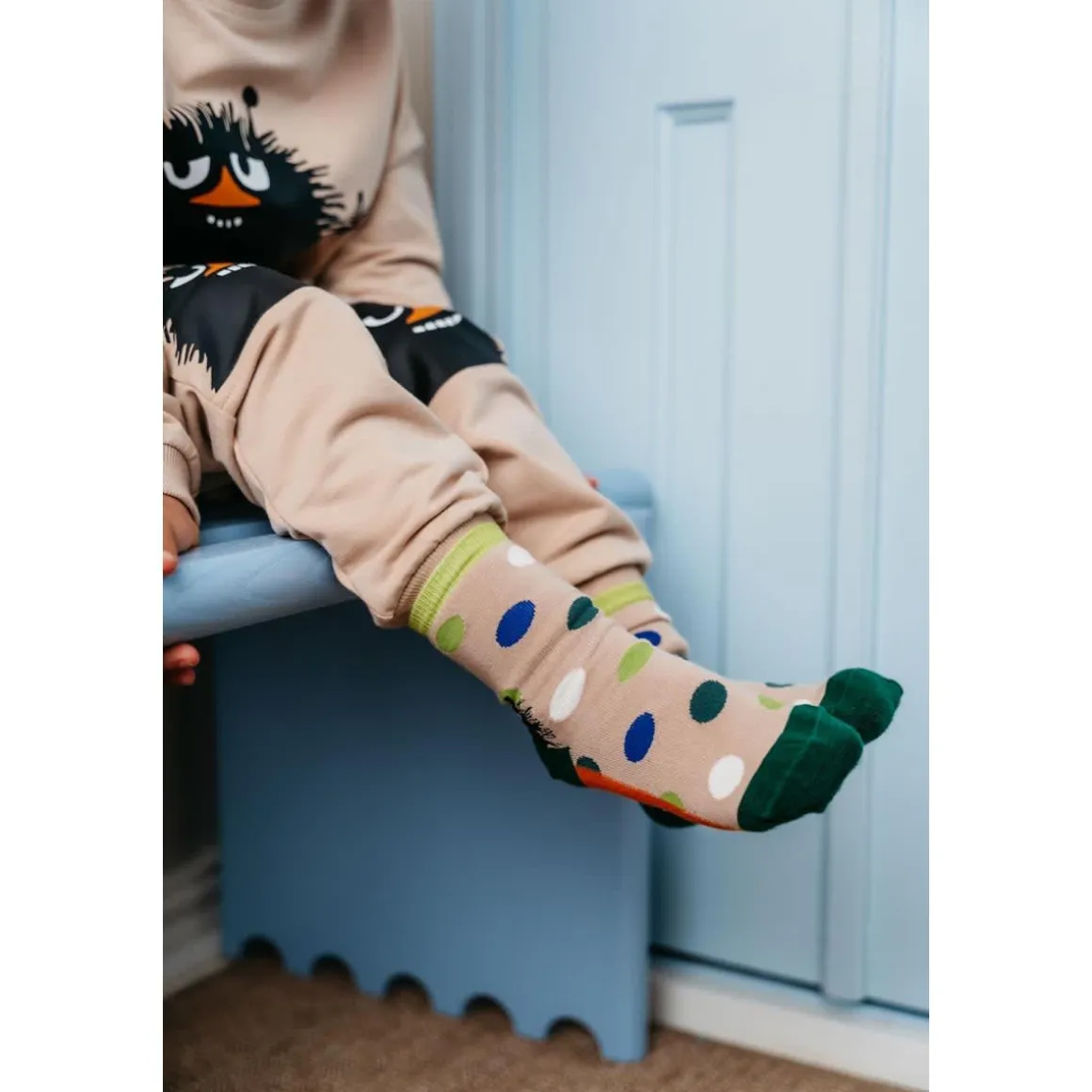 Nuuskamuikkunen-Sukat 2 Kpl Beige