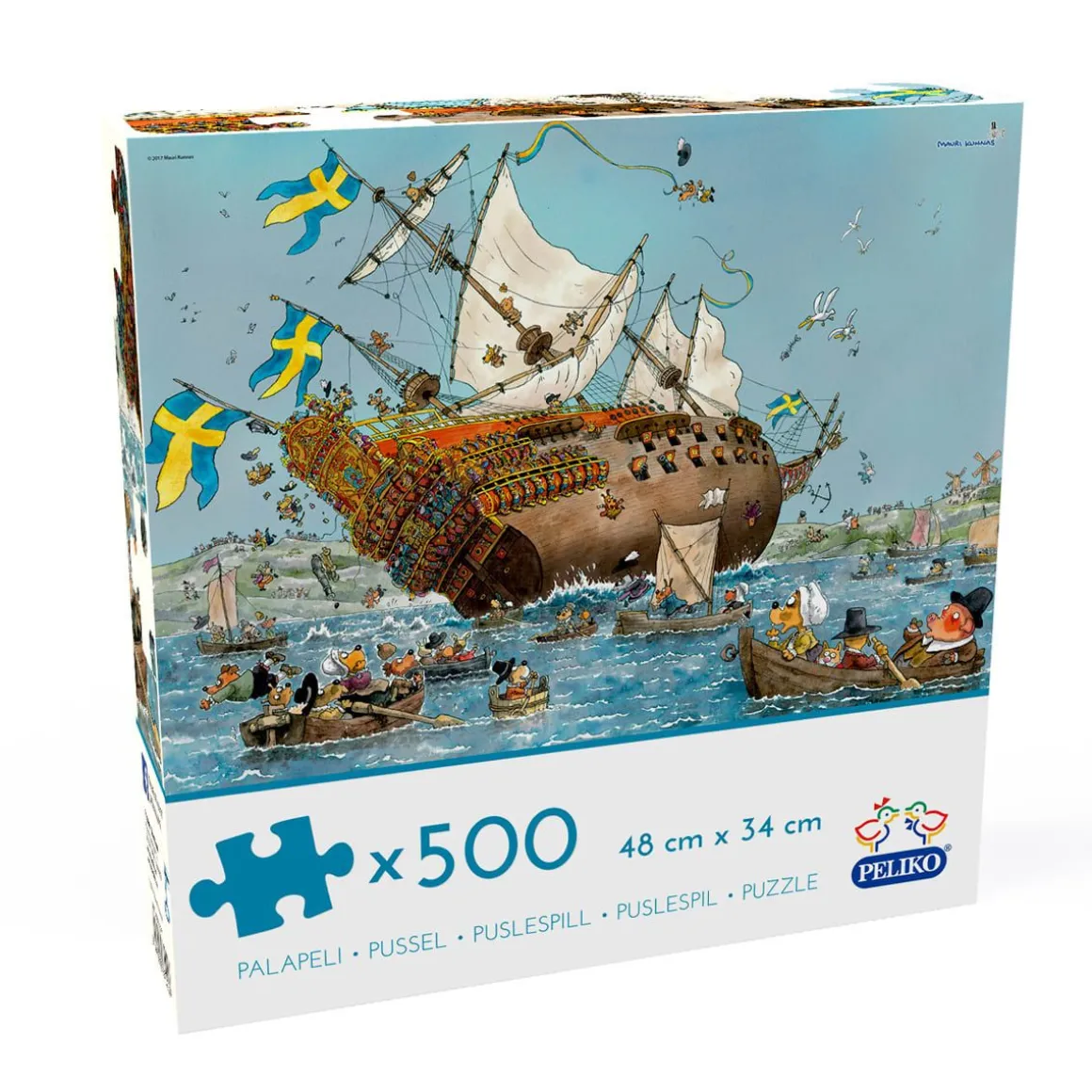 Palapeli 500 Palaa Vasa-Laiva