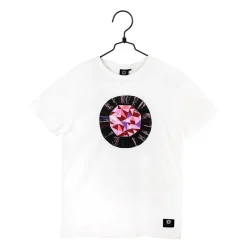 Pelimerkki-T-Paita Unisex Luonnonvalkoinen