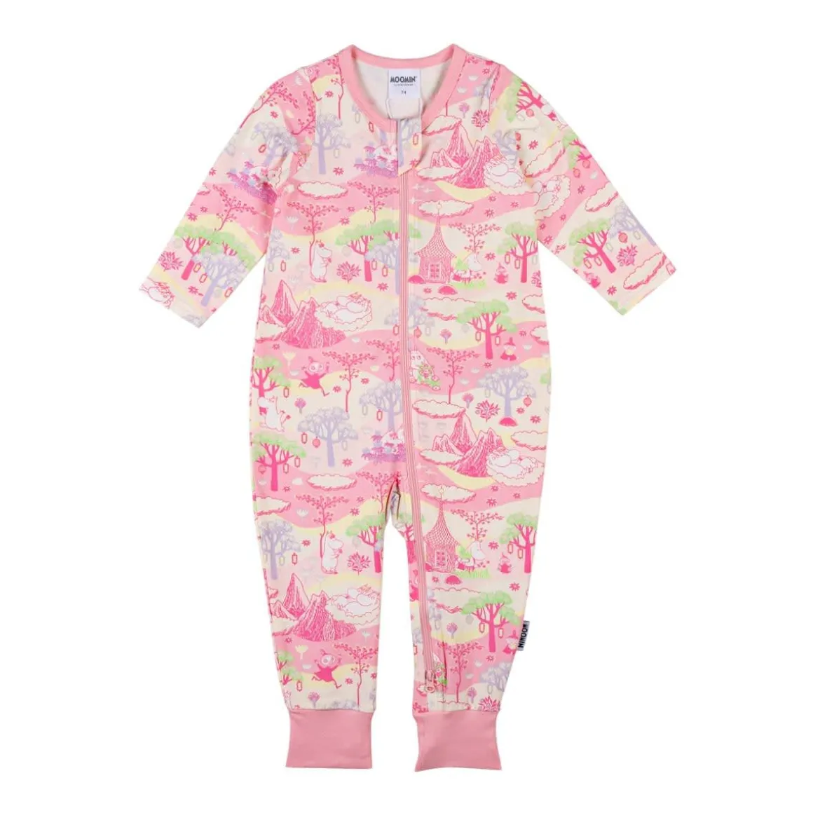 Pilvilinna-Pyjama Vaaleanpunainen