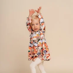 Poppy-Mekko Vauvalle Luonnonvalkoinen