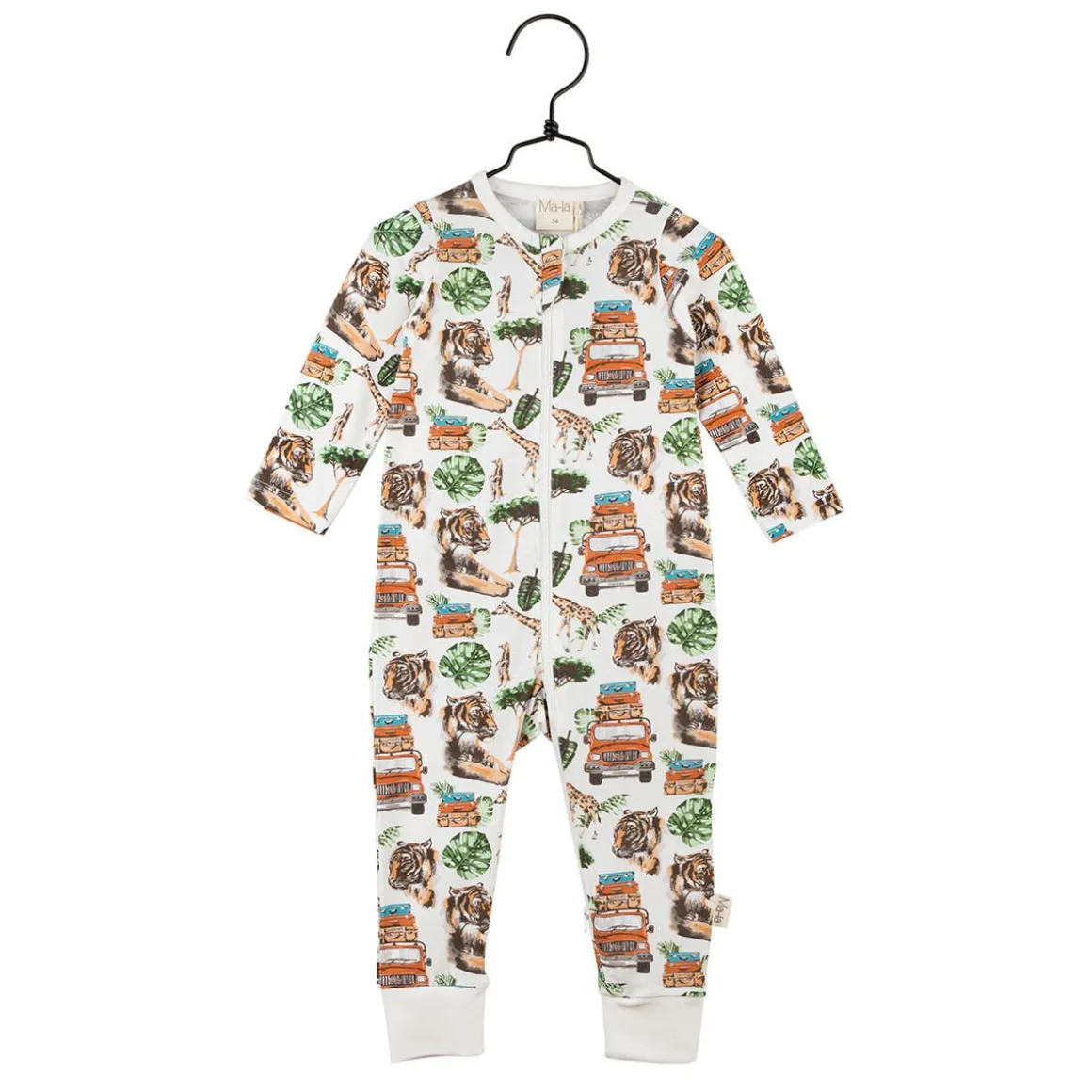 Safari-Pyjama Luonnonvalkoinen