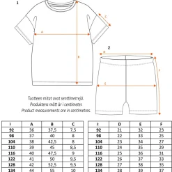Sketch -Shortsipyjama Nuuskamuikkunen Lasten Vaaleansininen