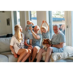 Sketch-Shortsipyjama Nuuskamuikkunen Vaaleansininen