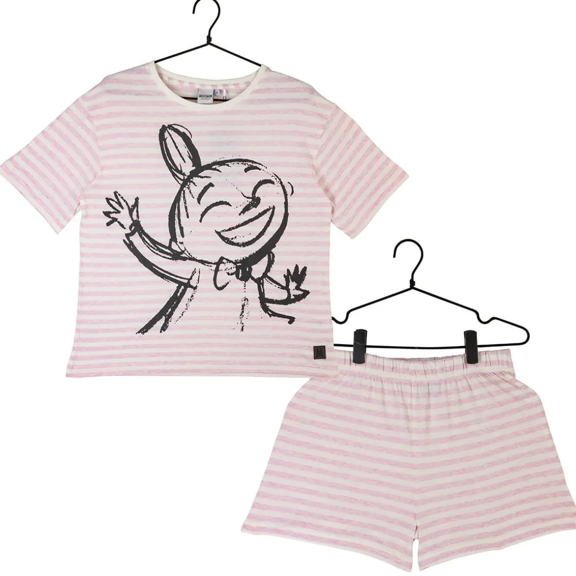 Sketch-Shortsipyjama Pikku Myy Vaaleanpunainen