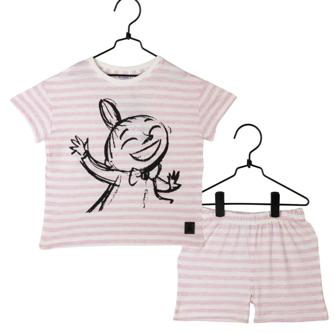 Sketch-Shortsipyjama Pikku Myy Lasten Vaaleanpunainen