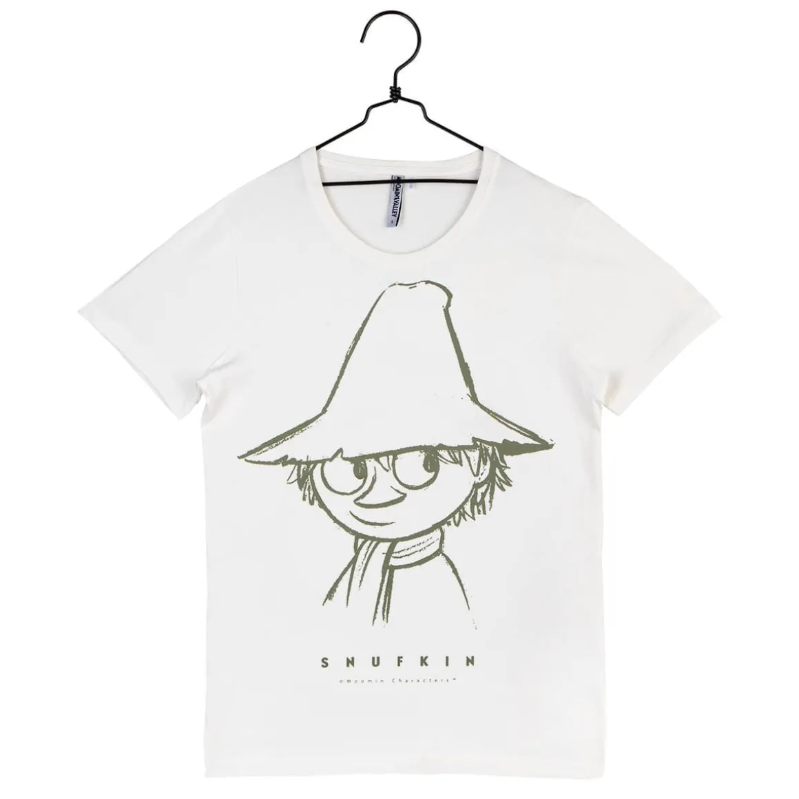 Sketch-T-Paita Snufkin Luonnonvalkoinen